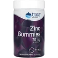 Цинк, 30 мг, смак бузини, Zinc Gummies, Trace Minerals, 60 жувальних цукерок