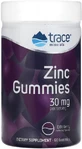 Цинк, 30 мг, вкус бузины, Zinc Gummies, Trace Minerals, 60 жевательных конфет
