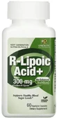 R-ліпоєва кислота, R-Lipoic Acid+, Genceutic Naturals, 60 вегетаріанських капсул