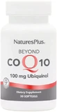 Коензим Q10, Убіхінол, 100 мг, Beyond CoQ10, Natures Plus, 30 гелевих капсул