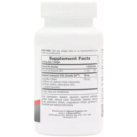 Коэнзим Q10, Убихинол, 50 мг, Beyond CoQ10, Natures Plus, 60 гелевых капсул: цены и характеристики