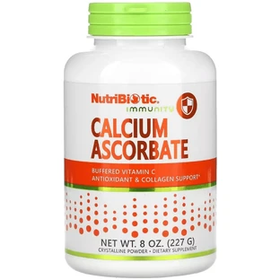 Аскорбат кальция, Immunity, Calcium Ascorbate, NutriBiotic, 227 г