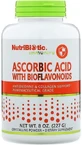 Аскорбиновая кислота с биофлавоноидами в порошке, Ascorbic Acid with Bioflavonoids, NutriBiotic, 227 г