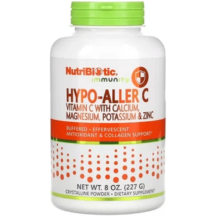Витамин C с кальцием, магнием, калием и цинком, Immunity, Hypo-Aller C, Vitamin C with Calcium, Magnesium, Potassium & Zinc, NutriBiotic, 227 гр