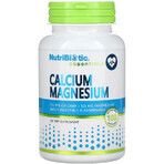 Кальций и Магний, Calcium Magnesium, NutriBiotic, 100 капсул: цены и характеристики