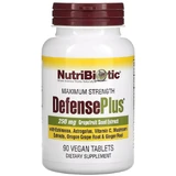 Максимальная защита с экстрактом семян грейпфрута, DefensePlus, Maximum Strength, NutriBiotic, 90 таблеток