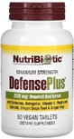 Максимальний захист із екстрактом насіння грейпфрута, DefensePlus, Maximum Strength, NutriBiotic, 90 таблеток