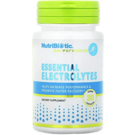 Незаменимые электролиты, Essential Electrolytes, NutriBiotic, 30 вегетарианских капсул: цены и характеристики