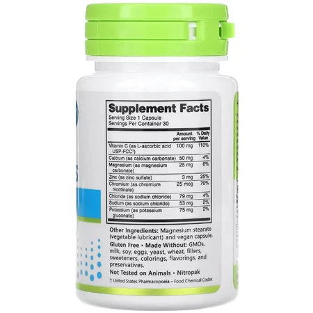 Незаменимые электролиты, Essential Electrolytes, NutriBiotic, 30 вегетарианских капсул: цены и характеристики