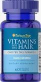 Вітаміни для волосся Puritan's Pride Vitamins for the Hair, 60 таблеток