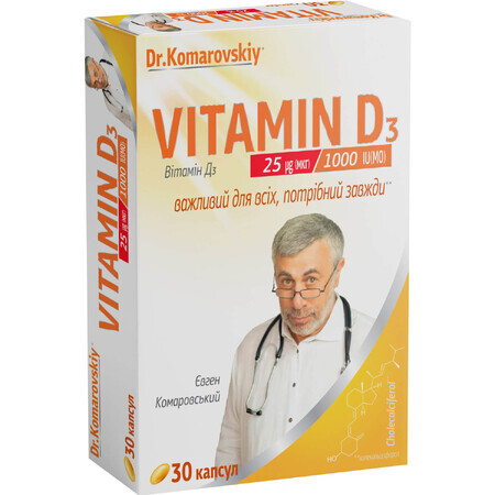 Витамин D3 1000МЕ Dr. Komarovskiy №30