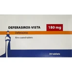 Деферасірокс-Віста таблетки в/плівк. обол. по 180 мг №30: ціни та характеристики