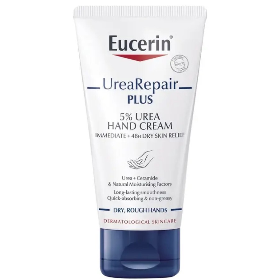 Крем для рук Eucerin для сухої шкіри 5% Urea Plus 75 мл: ціни та характеристики