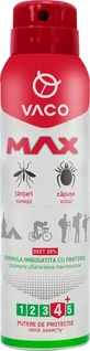 Аэрозоль от насекомых Vaco Max от комаров, клещей и мошек Deet 30% с пантенолом 100 мл
