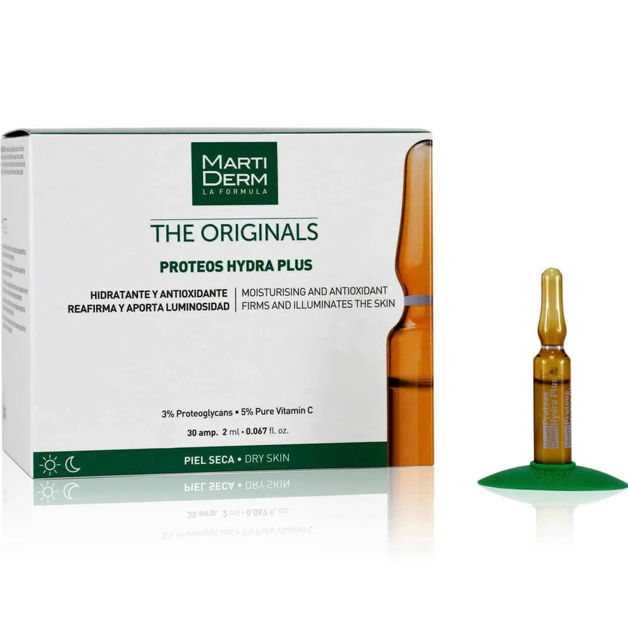 Ампули для обличчя MartiDerm Proteos Hydra Plus по 2 мл №30: ціни та характеристики