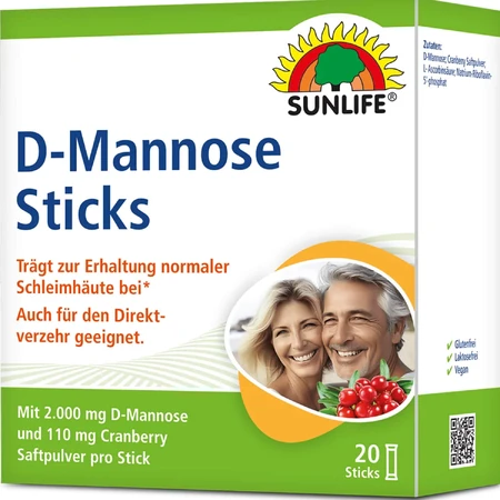 D-Mannose Sunlife Д-маноза Санлайф саше по 2.2 г, №20: цены и характеристики