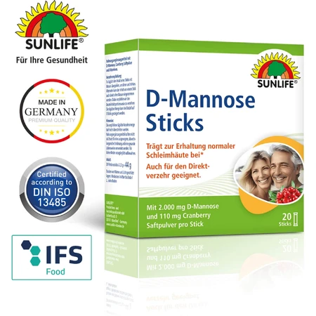 D-Mannose Sunlife Д-маноза Санлайф саше по 2.2 г, №20: цены и характеристики