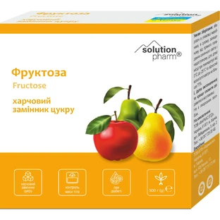 Сахарозаменитель Фруктоза Solution Pharm порошок 500 г