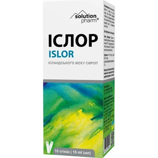 Іслор сироп ісландського моху Solution Pharm в стіках по 15 мл №10