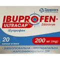 Ибупрофен-Здоровье ультракап капсулы мягк. по 200 мг №20