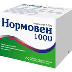Нормовен 1000 таблетки, в/плів. обол. по 1000 мг №60: ціни та характеристики