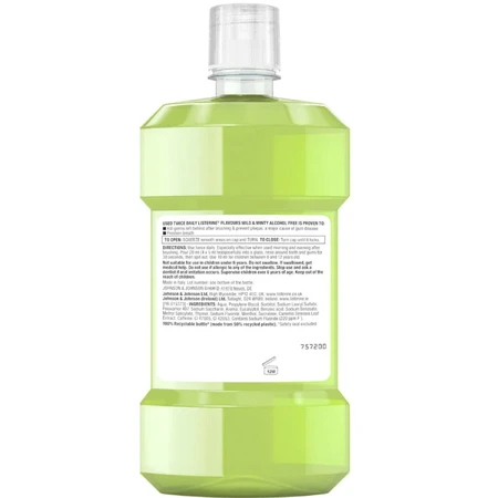 Ополіскувач для порожнини рота Listerine Mild & Minty 250 мл: ціни та характеристики