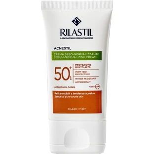Крем для кожи склонной к акне Rilastil солнцезащитный SPF50+ 40 мл