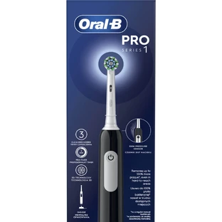 Зубна щітка Oral-b Pro Series 1 D305.513.3X BK типу 3791 + дорожній чохол Travel Edition 