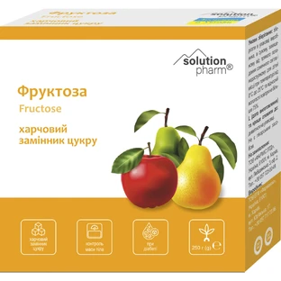 Сахарозамінник Solution Pharm Фруктоза порошок 250 г