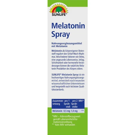 Витамины Sunlife Melatonin Spray Мелатонин спрей флакон 30 мл: цены и характеристики