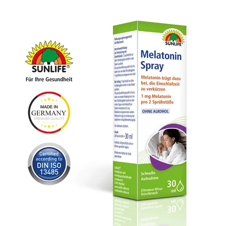 Витамины Sunlife Melatonin Spray Мелатонин спрей флакон 30 мл: цены и характеристики