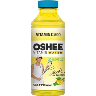 Напій Oshee Vitamin Water негазований зі смаком лимона-м'яти з додаванням вітаміну С 555 мл