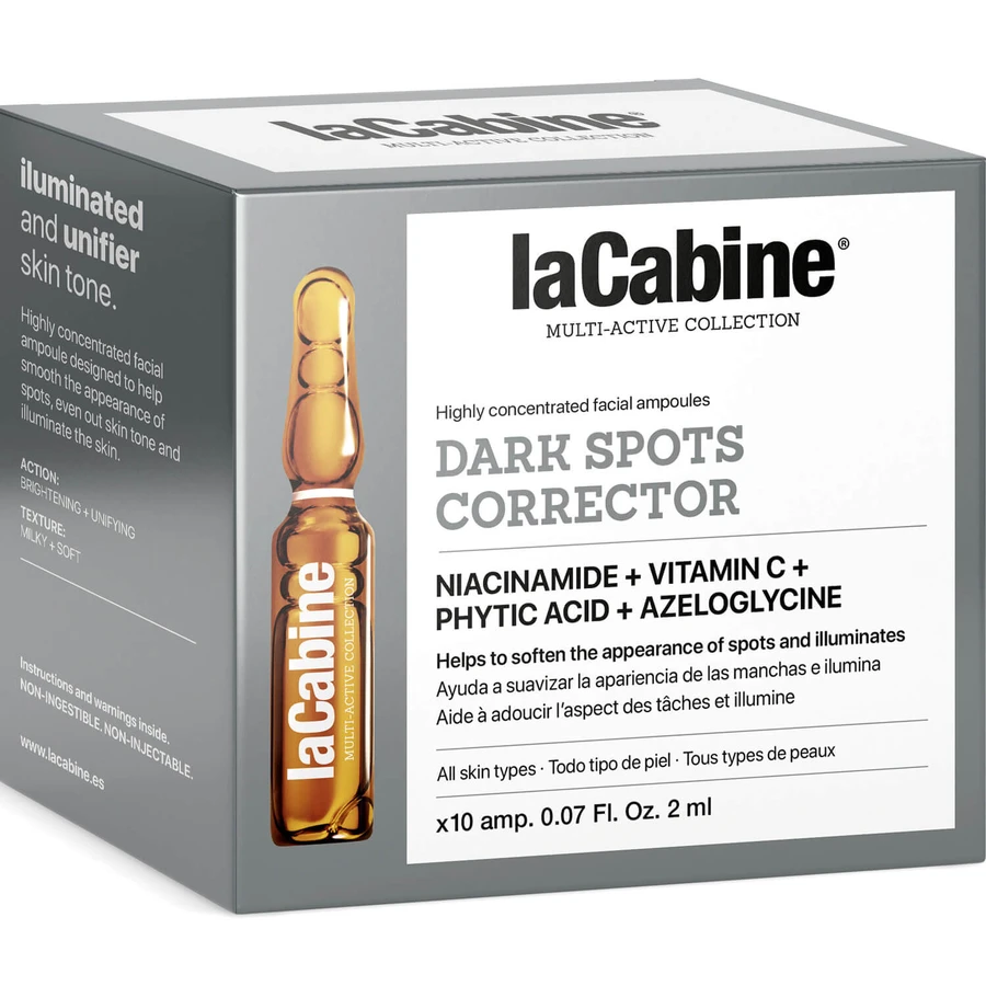 Высококонцентрированные ампулы для лица La Cabine Dark Sports Corrector против пигментных пятен по 2 мл №10: цены и характеристики