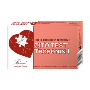 Cito Test Troponin I тест для определения тропонина в цельной крови, сыворотке и плазме 