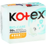 Прокладки гігієнічні Kotex Bio-Care Нормал, з антибактеріальним шаром, 8 шт.