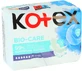 Прокладки гігієнічні Kotex Bio-Care Нічні, з антибактеріальним шаром 6 шт.