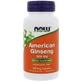 Женьшень американский, American Ginseng, Now Foods, 500 мг, 100 вегетарианских капсул