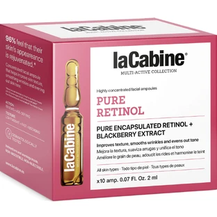 Высококонцентрированные ампулы для лица La Cabine Pure Retinol с ретинолом для улучшения текстуры кожи по 2 мл №10