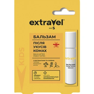 Бальзам после укусов насекомых Extravel Kids детский роликовый 7 мл