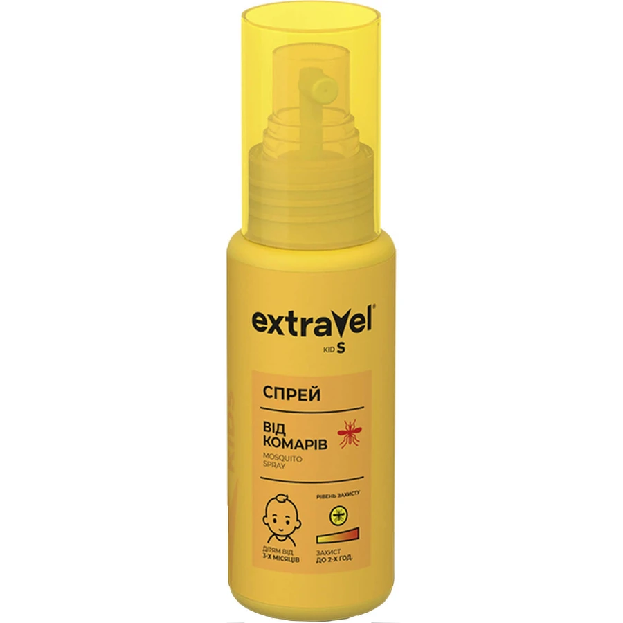 Спрей от комаров Extravel Kids детский 70 мл: цены и характеристики