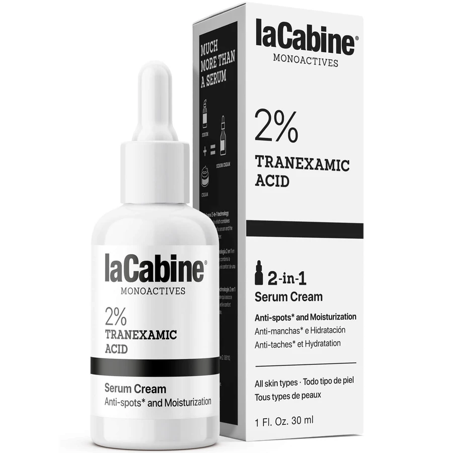 Крем-сироватка для обличчя La Cabine 2% Tranexamic Acid 2 in 1 проти пігментних плям 30 мл: ціни та характеристики