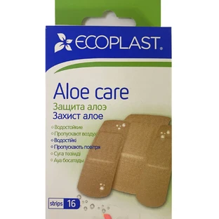 Пластир медичний Ecoplast набір Алое Вера №16