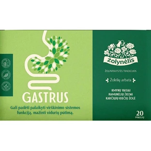 Чай травяной Žolynelis Gastrus в фильтр-пакетах по 1,5г №20