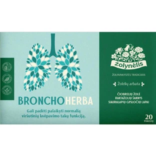 Чай трав'яний Zolynelis Bronchoherba у фільтр-пакетах по 1,5 г №20