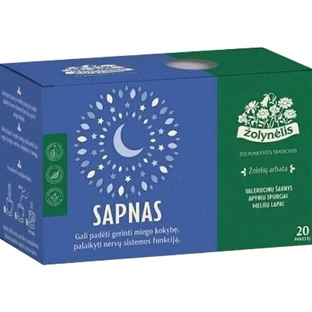 Чай трав'яний Zolynelis Sapnas у фільтр-пакетах по 1,5 г №20