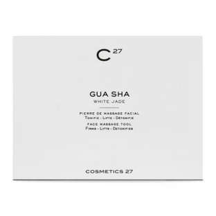 Гуаша для массажа из белого нефрита Cosmetics 27 Gua Sha 1 шт