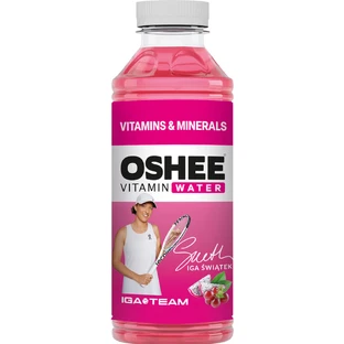 Негазированный напиток Oshee Vitamin Water со вкусом красного винограда и питахаи 555 мл