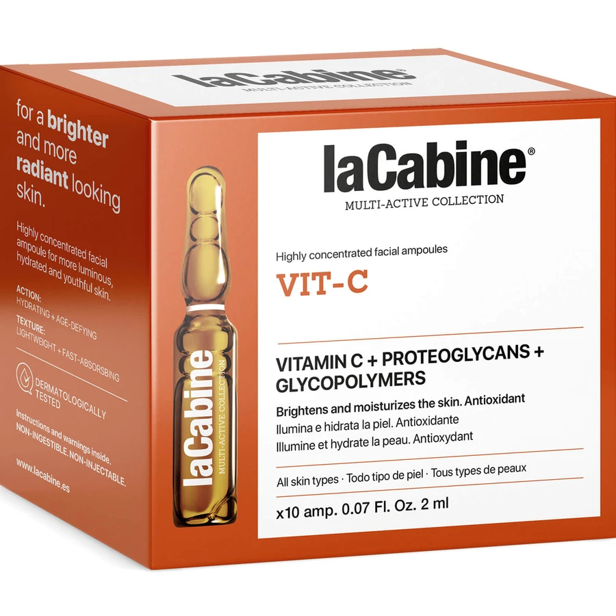Высококонцентрированные ампулы для лица La Cabine Vit-C с витамином С по 2 мл №10: цены и характеристики