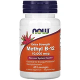 Витамин В12 метил, Methyl B-12, Now Foods, 10000 мкг, 60 леденцов
