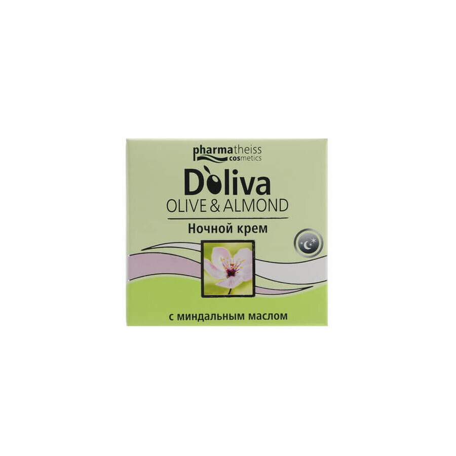 Крем для лица D'oliva Ночной с миндальным маслом, 50 мл: цены и характеристики